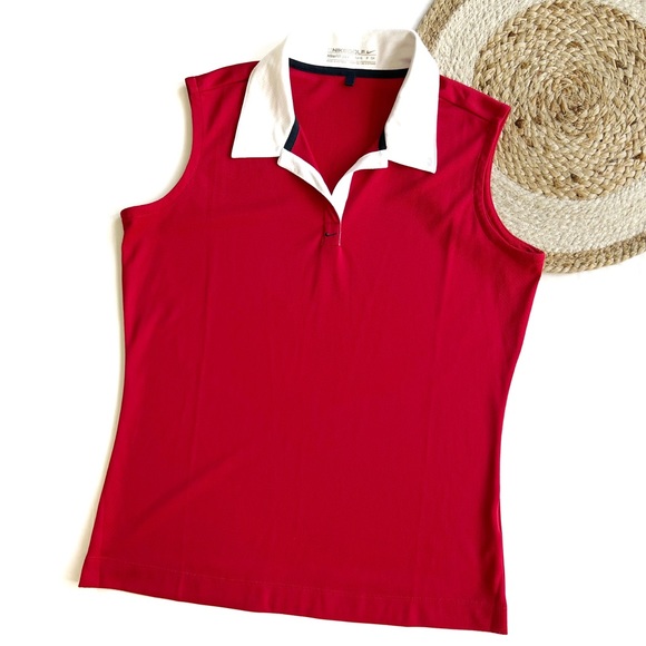 Nike Tops - Nike Golf Fit Dry Sleeveless Polo Shirt